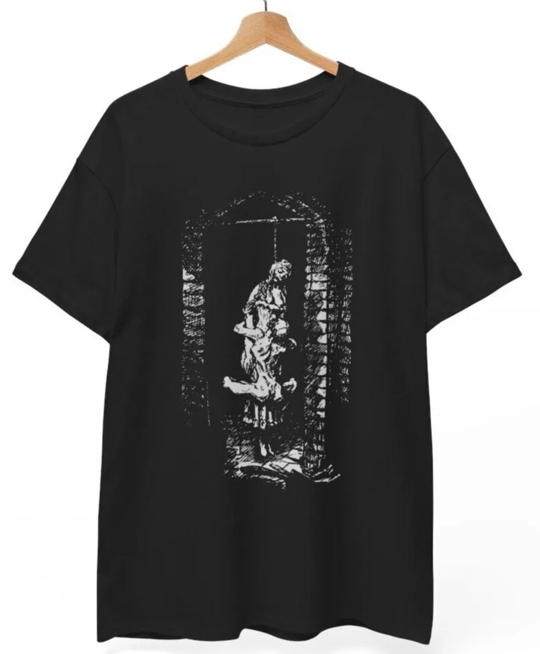 Dans le sous-sol, T-shirt Alfred Kubin, T-shirt d’art gothique vintage, T-shirt unisexe