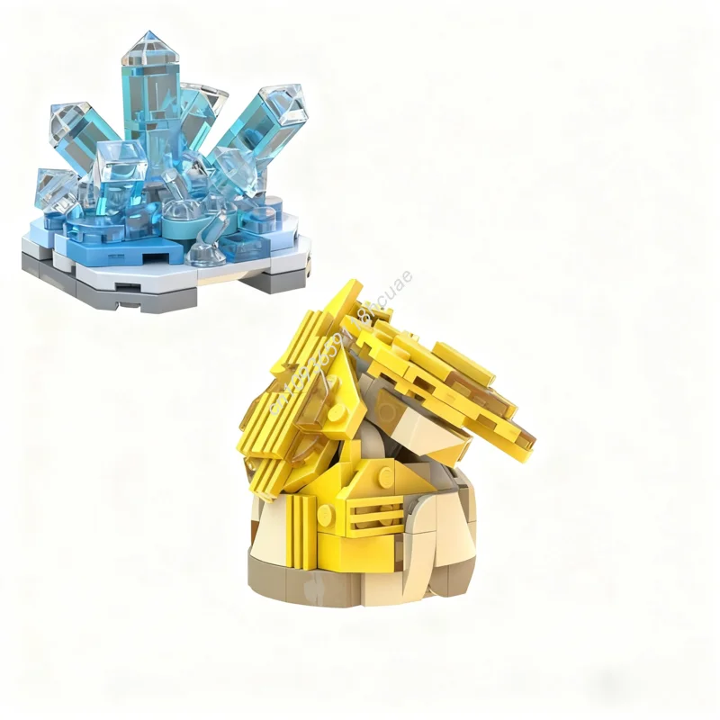 

255 шт. MOC, взрывной фосфат, минеральная коллекция, модель, строительные блоки, кирпич, креативная идея, детские игрушки «сделай сам», рождественские подарки