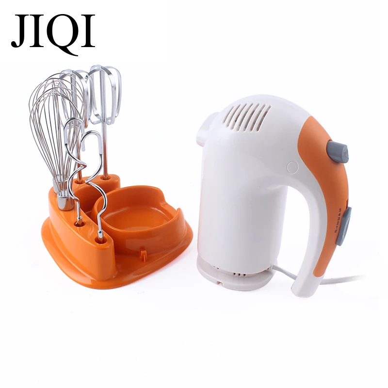 JIQI Automatic Multifunction Household Electric Dough Mixer Handheld Eggs Beater Blender Whisk Whipping Cream Cake Baking Tools