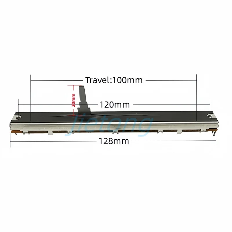 Potenciômetro reto do deslizamento, passo Fader para Pioneer CDJ1000 CDJ1000MK3 CDJ2000NEXUS DCV1013 D1513, RSA0N1164A08 10KB, 1PC