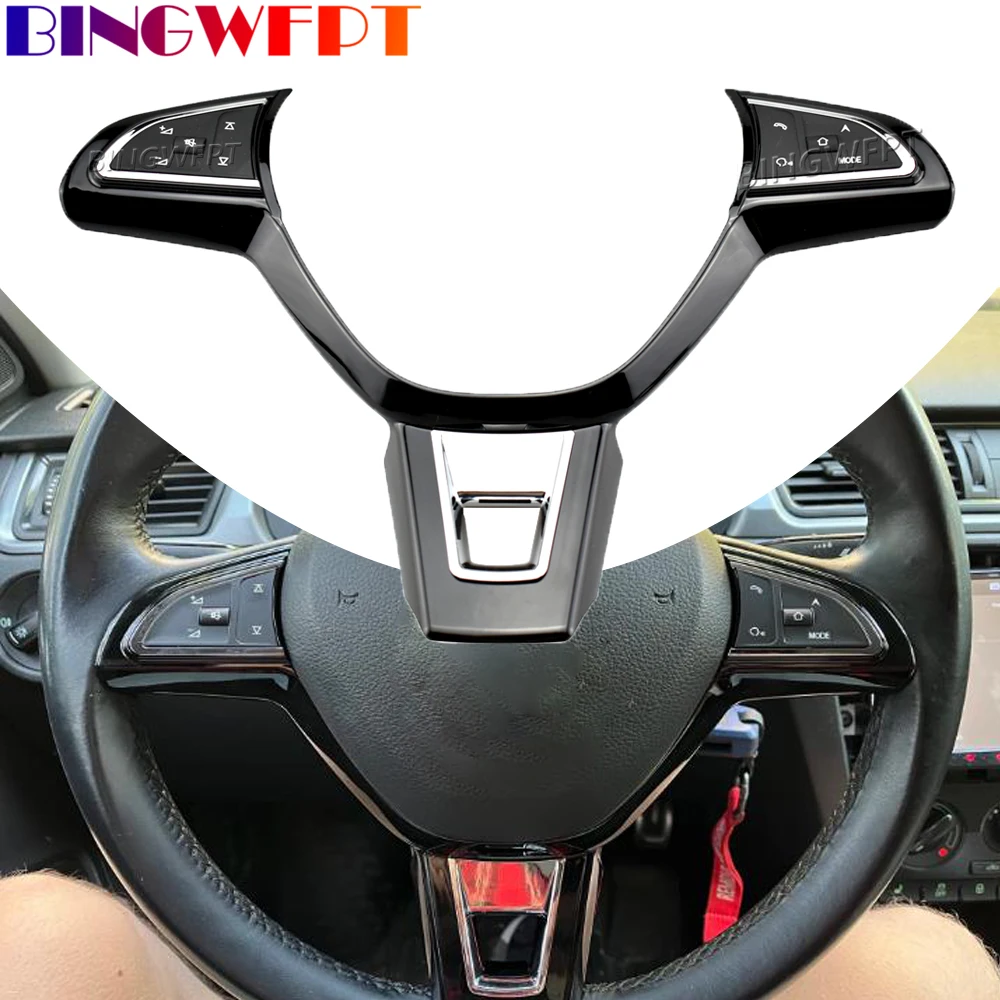 Modified Multifunction Steering Wheel Control Volume Audio Switch Phone Button For Skoda Fabia 2015-2019 Octiva KODIAQ 2017-2019