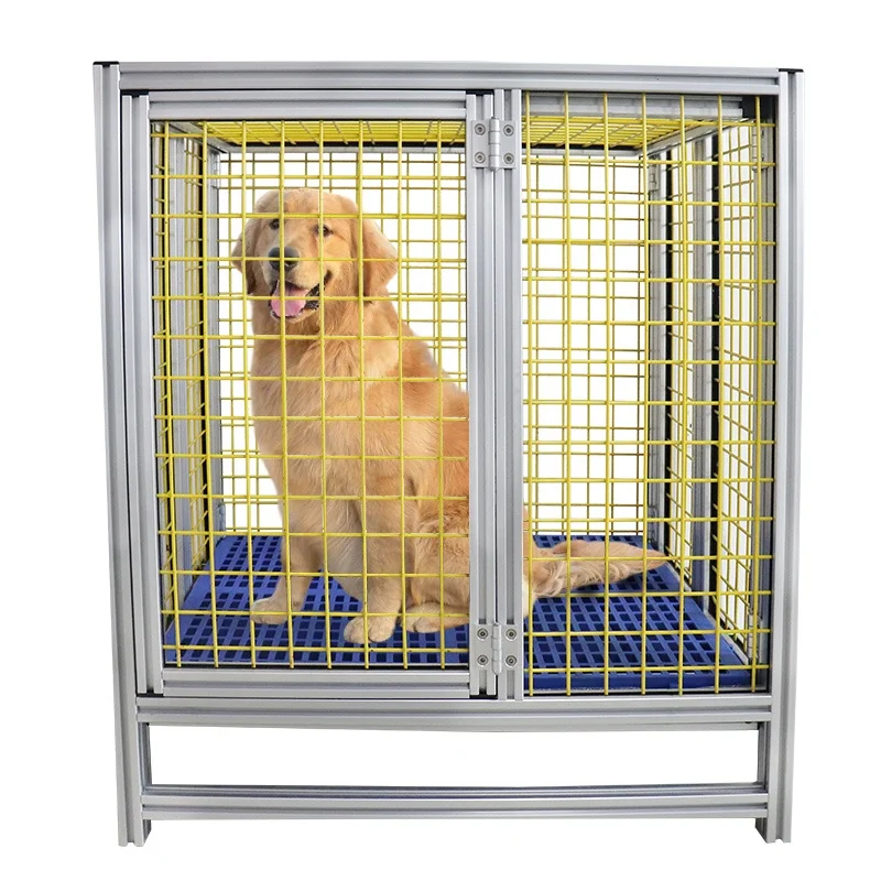 

Pet Crates Extra Xxl Large 90 Cm Big Strong Metal Iron Large Size Stainless Steel Foldable Aluminum Profile Cage And Kennels