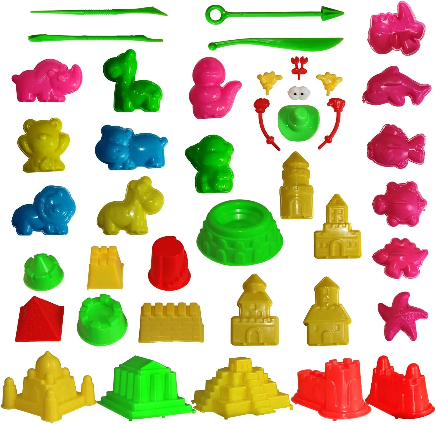 

42pcs Sand Molding Tools Set for Creative Play, Compatible with All Molding Sands