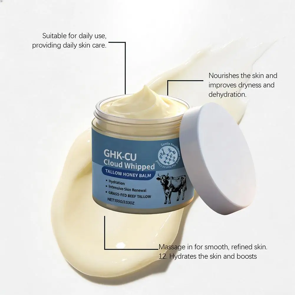 

Крем GHK CU Copper Peptide Tallow Cream Cloud Whipped для лица и тела, интенсивное увлажнение, восстановление и питание кожи.
