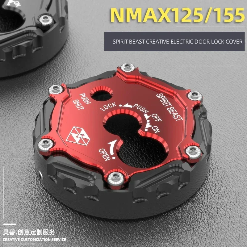 Spirit Beast CNC Motorcycle electric door lock cover keyhole shell for Yamaha NMAX125 NMAX155 NMAX 125 155