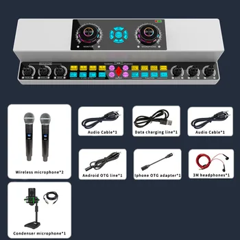 English version Y6 live song sound card audio All-in-One indoor outdoor square dance Karaoke wireless Bluetooth speaker