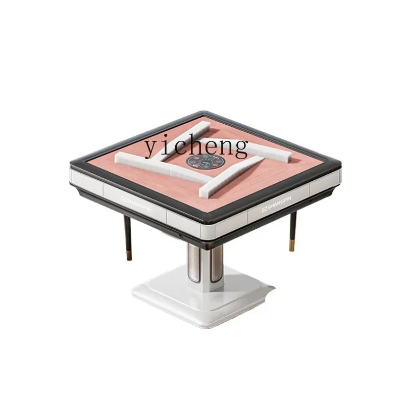 

TQH Cyclone Roller Coaster Mahjong Machine Automatic Dining Table Dual-purpose Heating Folding Mahjong Table