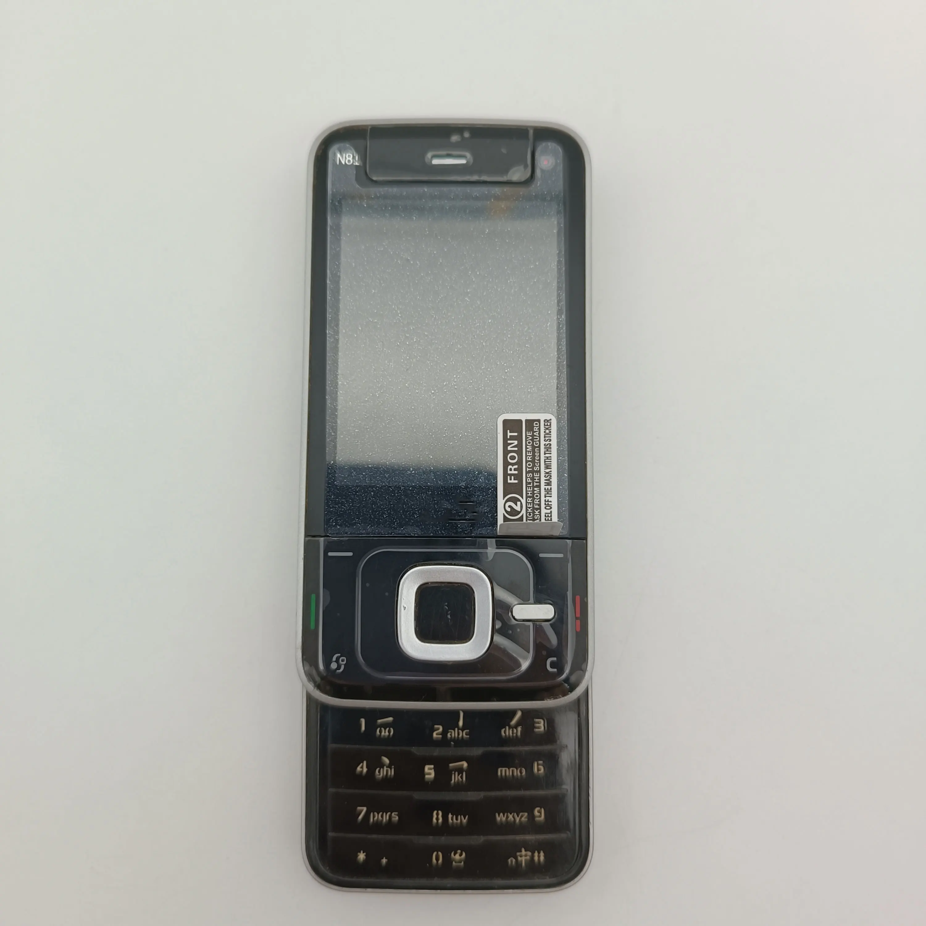 هاتف محمول N81 أصلي غير مقفول بشريحتين GSM 3G ولوحة مفاتيح عربية روسية مصنوعة في فنلندا #2