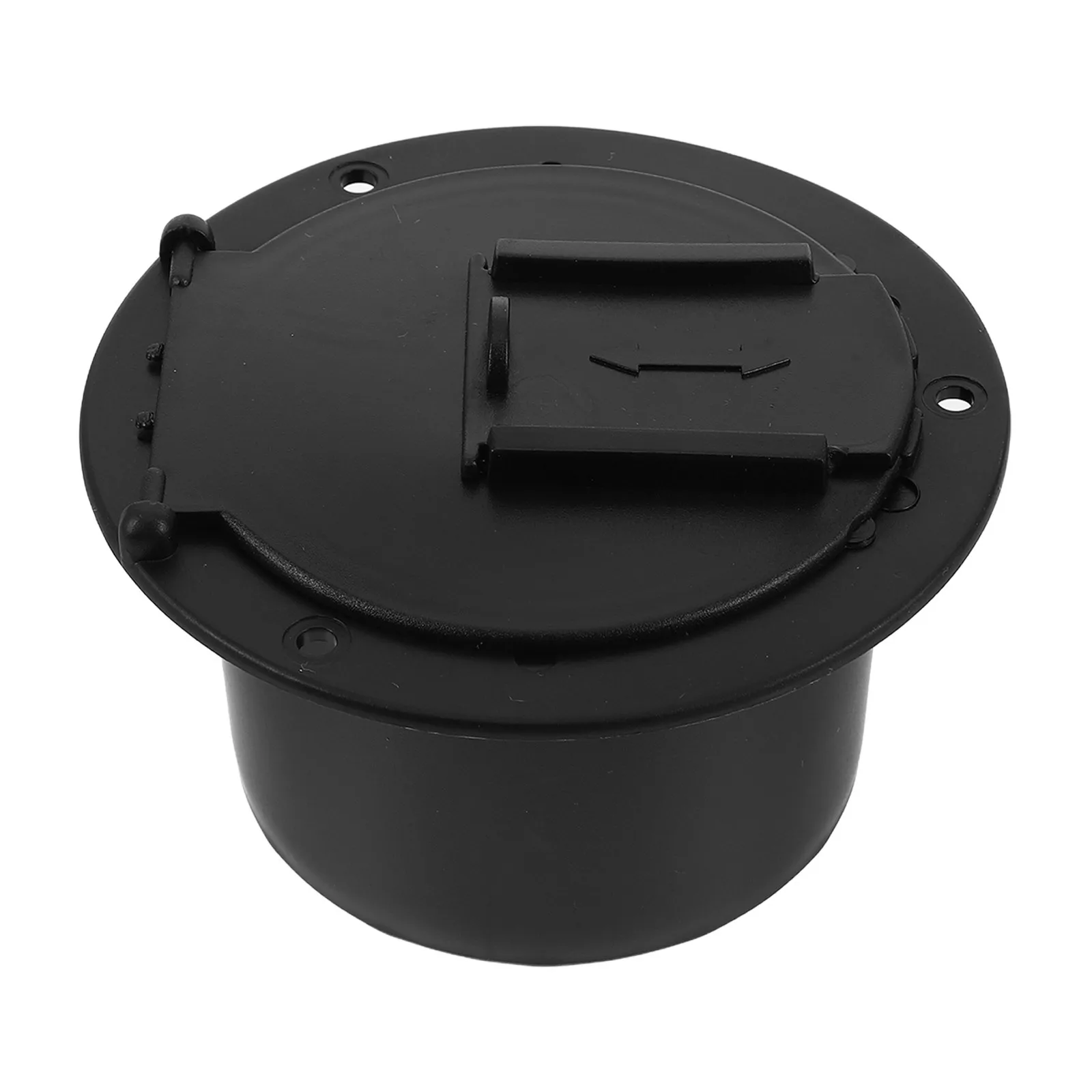 

1 Set Black Wire Round Storage Box For Rv Yacht Cable Management Waterproof Electric Cord Hatch Rv Accessories Cable Storage