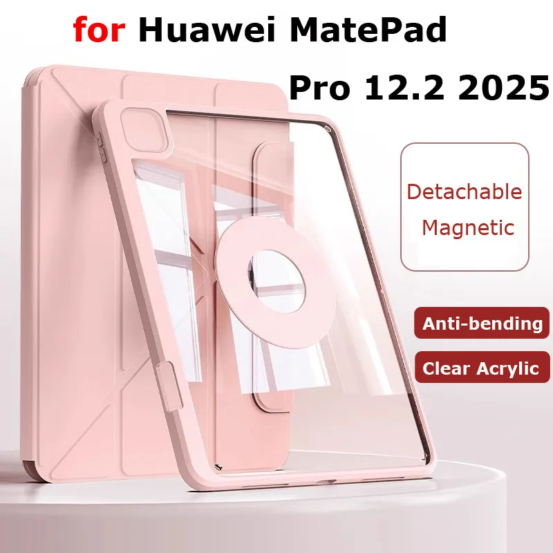 

For 2025 New Huawei Matepad Pro 12.2 " 11.5 S PaperMate Air 2025 12 X 2024 Pro 13.2 Rotating Magnetic Detachable Shockproof Case