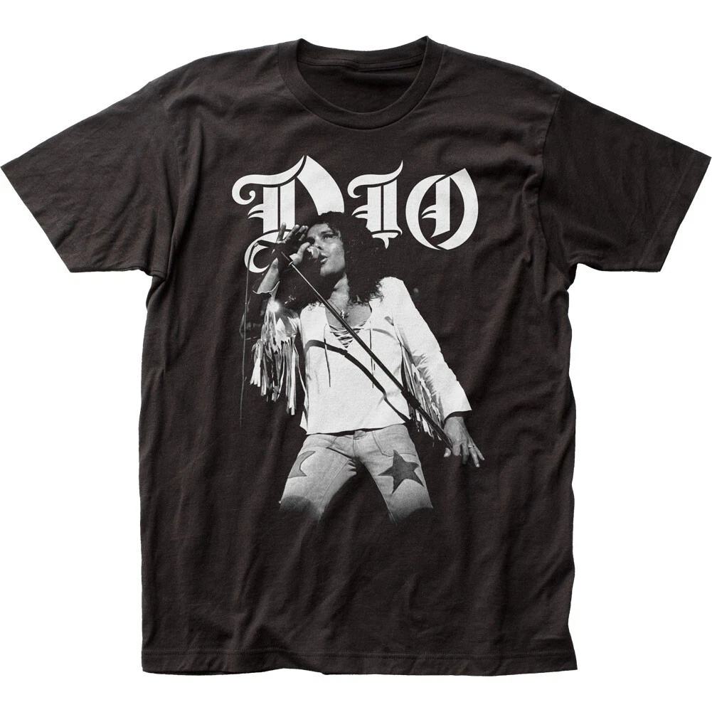 

DIO Live T Mens T Shirt Rock and Roll Music Classic Band Tee New Black American Street Short Sleeve Men Women High Quality Top