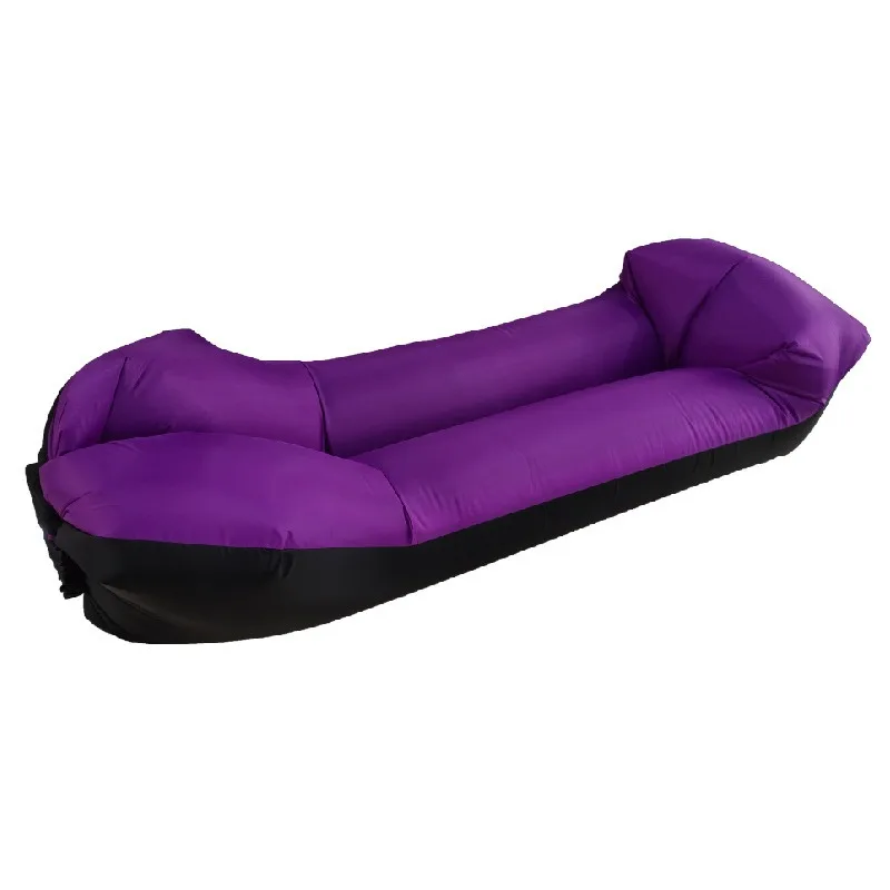 NONE Inflatable Air Sofa Bed Blue 240x70 cm 4