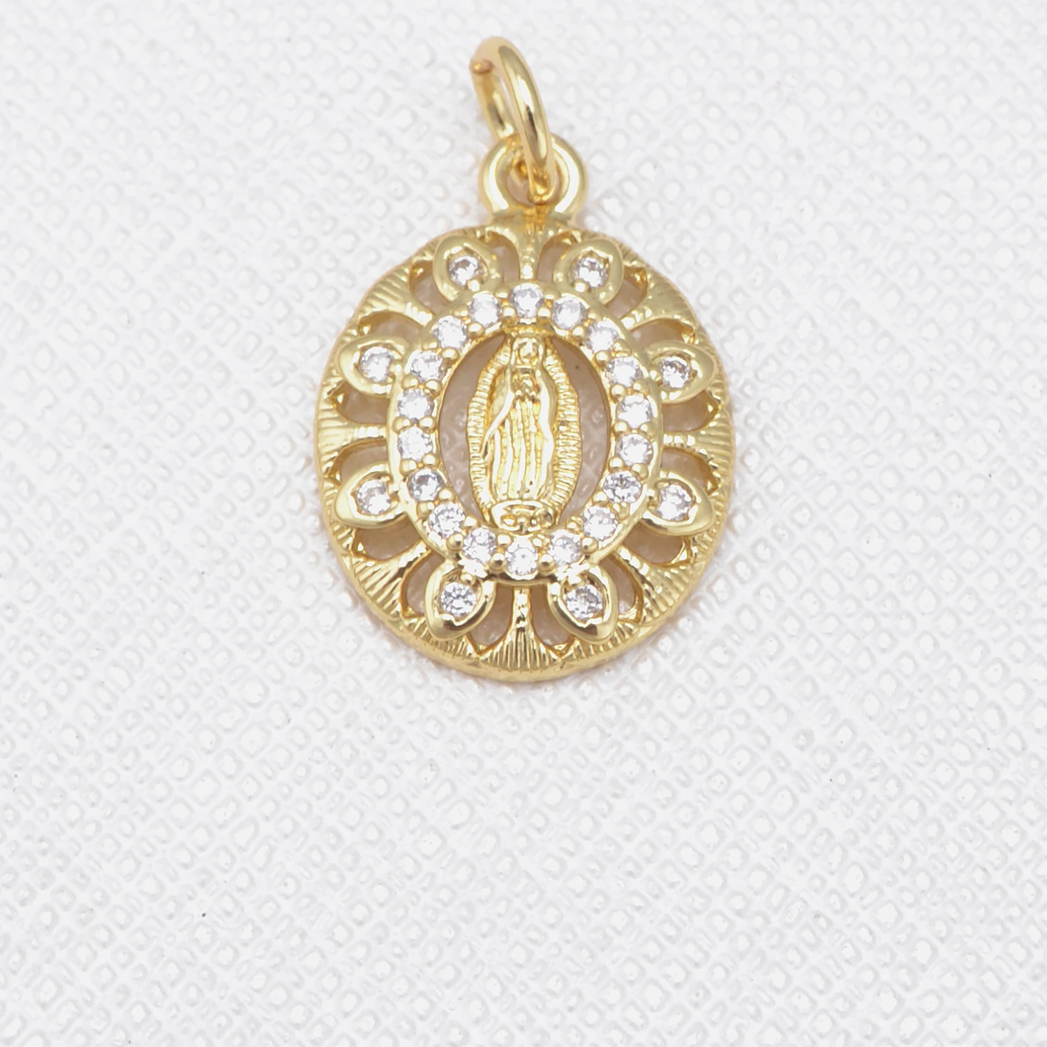 Sacred Jesus Virgin Mary Religious Charms DIY Jewelry Making Materials for Necklace Earrings Pendant Fittings Accessory 6 Pieces