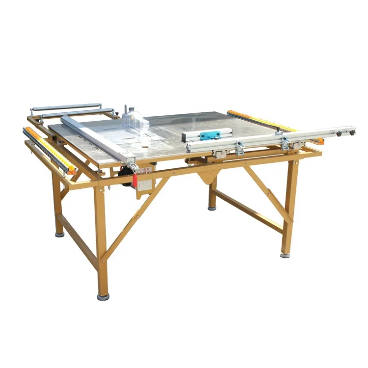 Mini Sliding Table Saw Woodworking Small Folding Dust-free Panel Saw for Plywood LB160