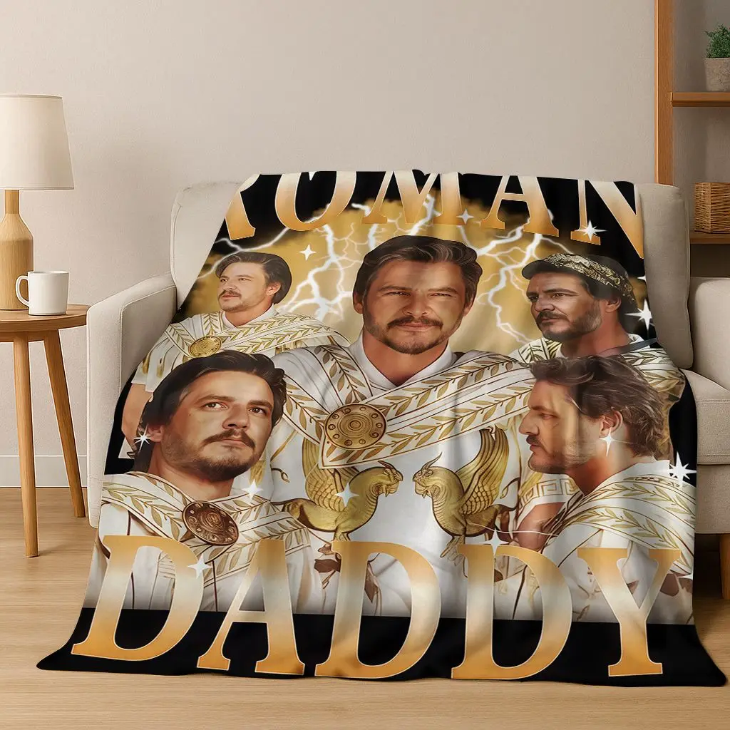 ثلاثية الأبعاد خوسيه بيدرو بالمسيدا باسكال ستار الفانيلا بطانية لينة بطانية دافئة لغرفة النوم غرفة المعيشة السرير السفر التخييم نزهة هدية