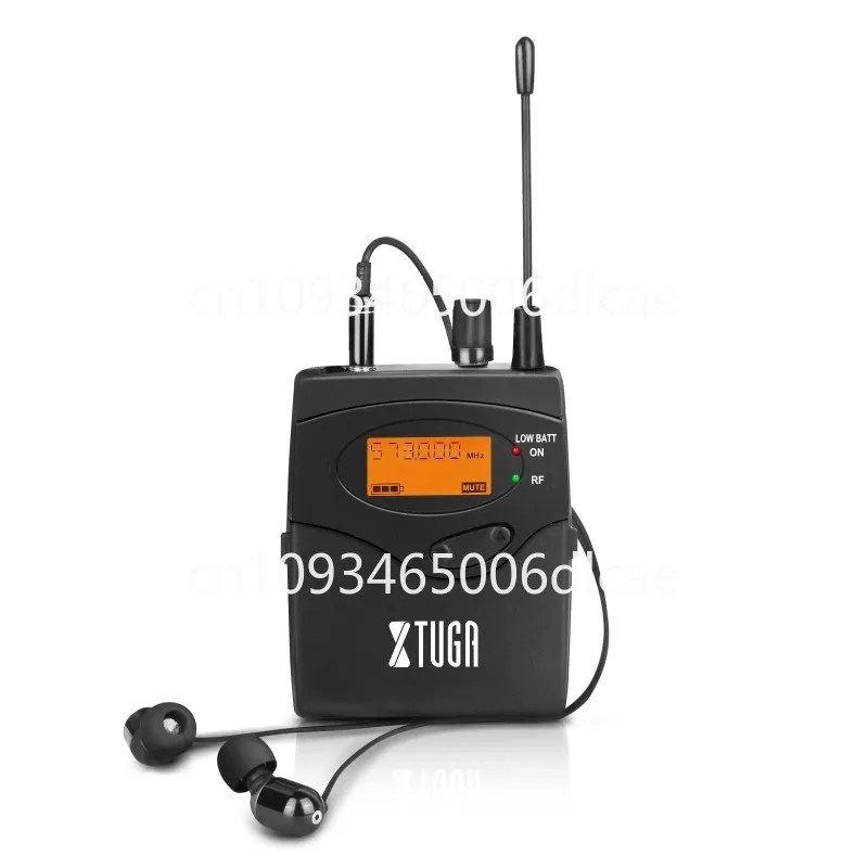 XTUGA Wireless Stage Monitors, In-Ear Monitors, Dual Channel Transmitter, Band Recording, Return, Drag Two UHF IEM1200