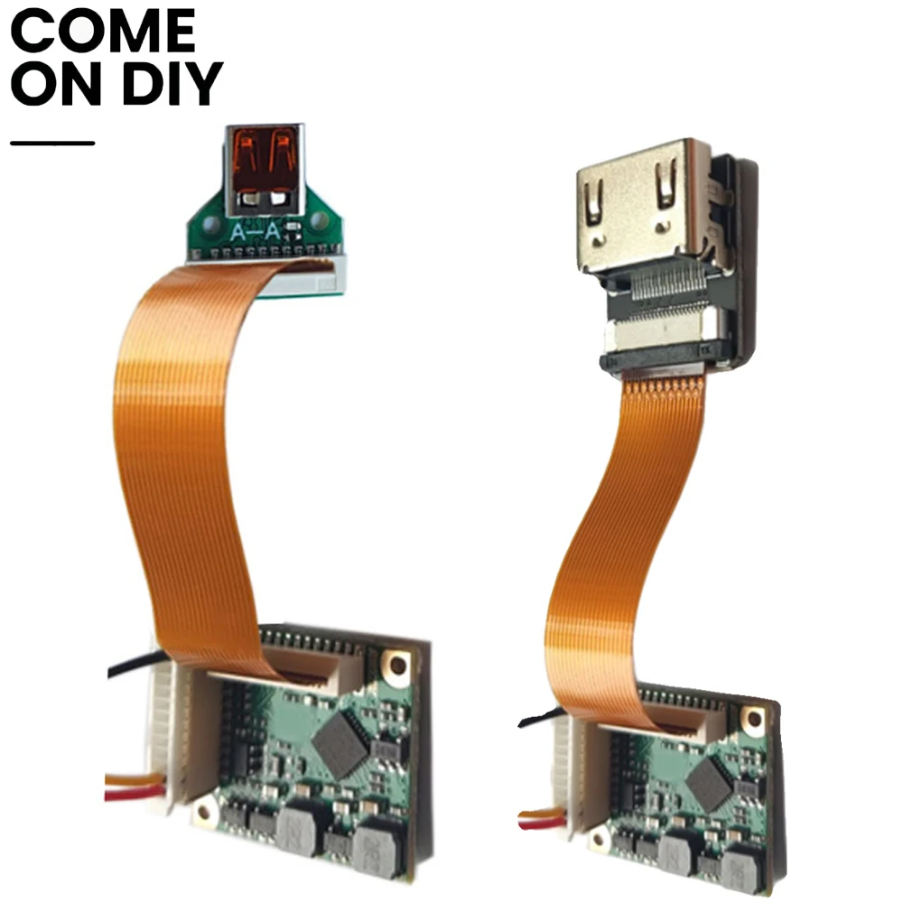 AV to HDMI Adapter Board HD Conversion Circuit Board CVBS to Standard HDMI Signal Support 1080P and 720P Resolution Output