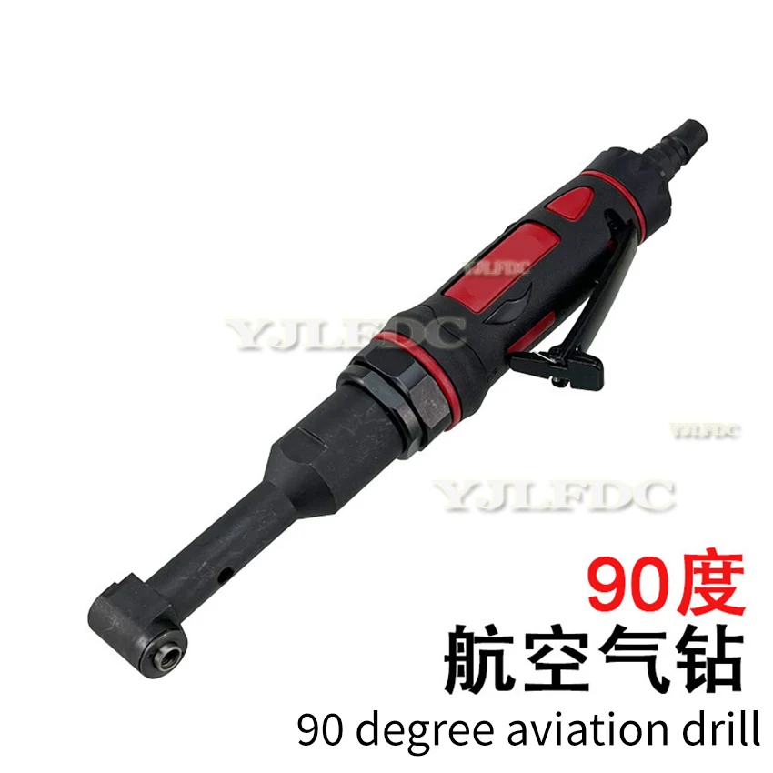 AT-090A angled pneumatic drill aviation air drill high micro angle drill small head 90 degree air drill 8mm