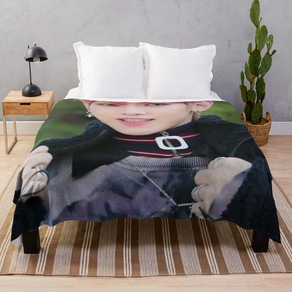 

kang yeosang Throw Blanket Soft Home Decor Blanket for Couch Bedroom