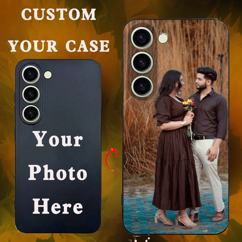 Customizable Photo TPU Soft Case For Samsung Galaxy S25 Edge S26 S23 S21 S20 Ultra S10 Plus Lite S24 FE S22 S10e Back cover