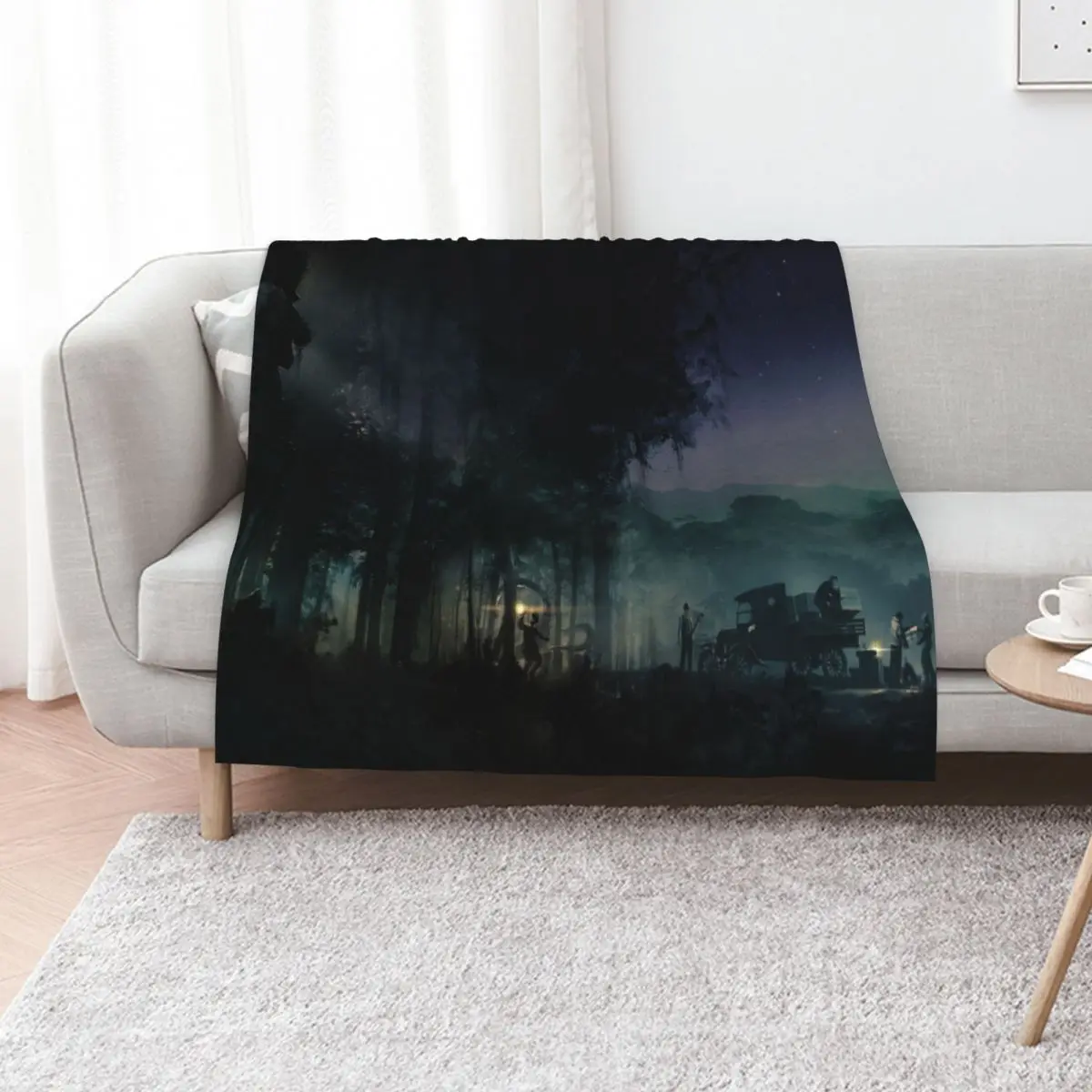 Call of Cthulhu Keeper Screen Image Left (1/2) Throw Blanket Bed covers Plaid for sofa halloween Giant Sofa Blankets