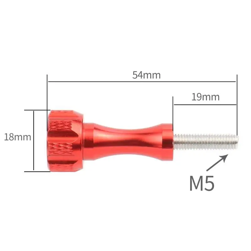 M5 Thumb Screw No Bolt Nut For Hero Action Insta360 Cameras Short Long Tripod Mount Adapter Screw
