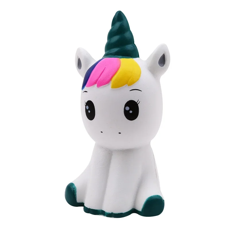 Squishy Cute Unicorn Simulation Animal Doll PU Slow Rising Scented Soft Squeeze Toy Stress Relief for Kid and Adults Xmas Gift