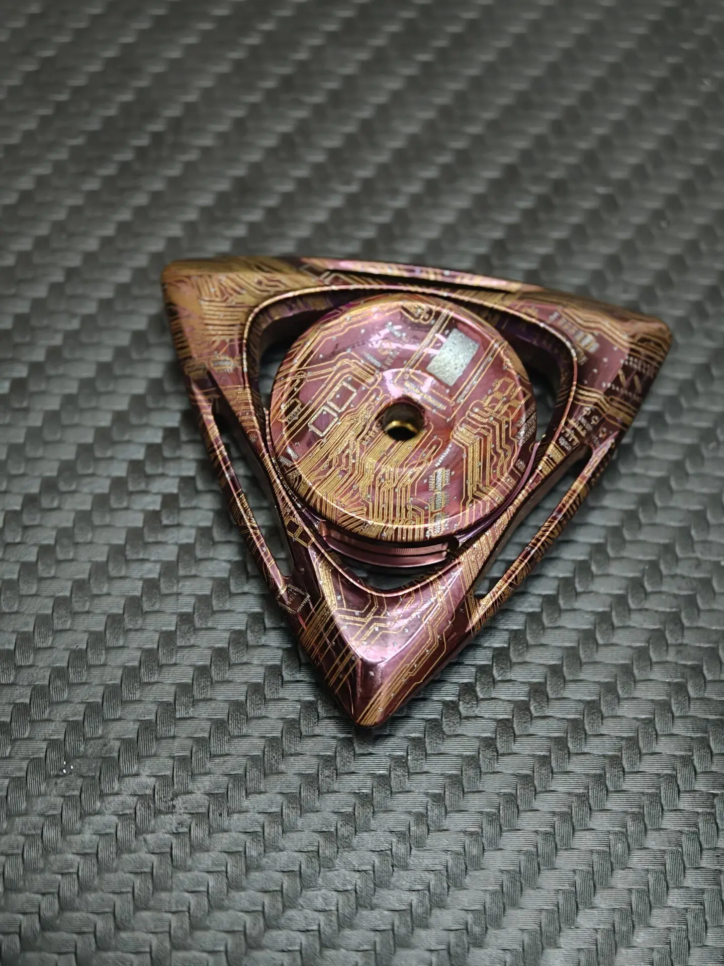 Used EDC Faith Steel Triangle EDC Decompression Toy