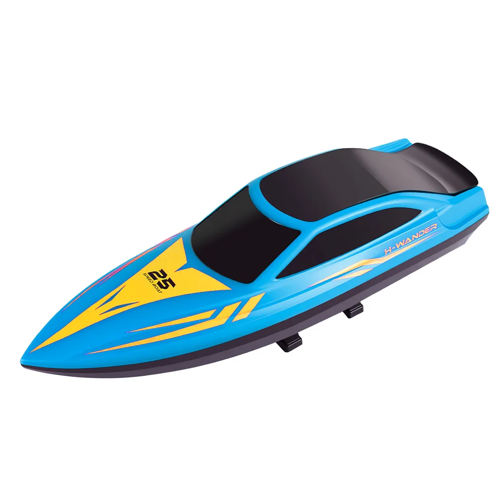 9IMOD HJ825B RC Boat 15KM/H 2.4G 7 Dynamic Light Modes One-Click Auto Righting Speedboat