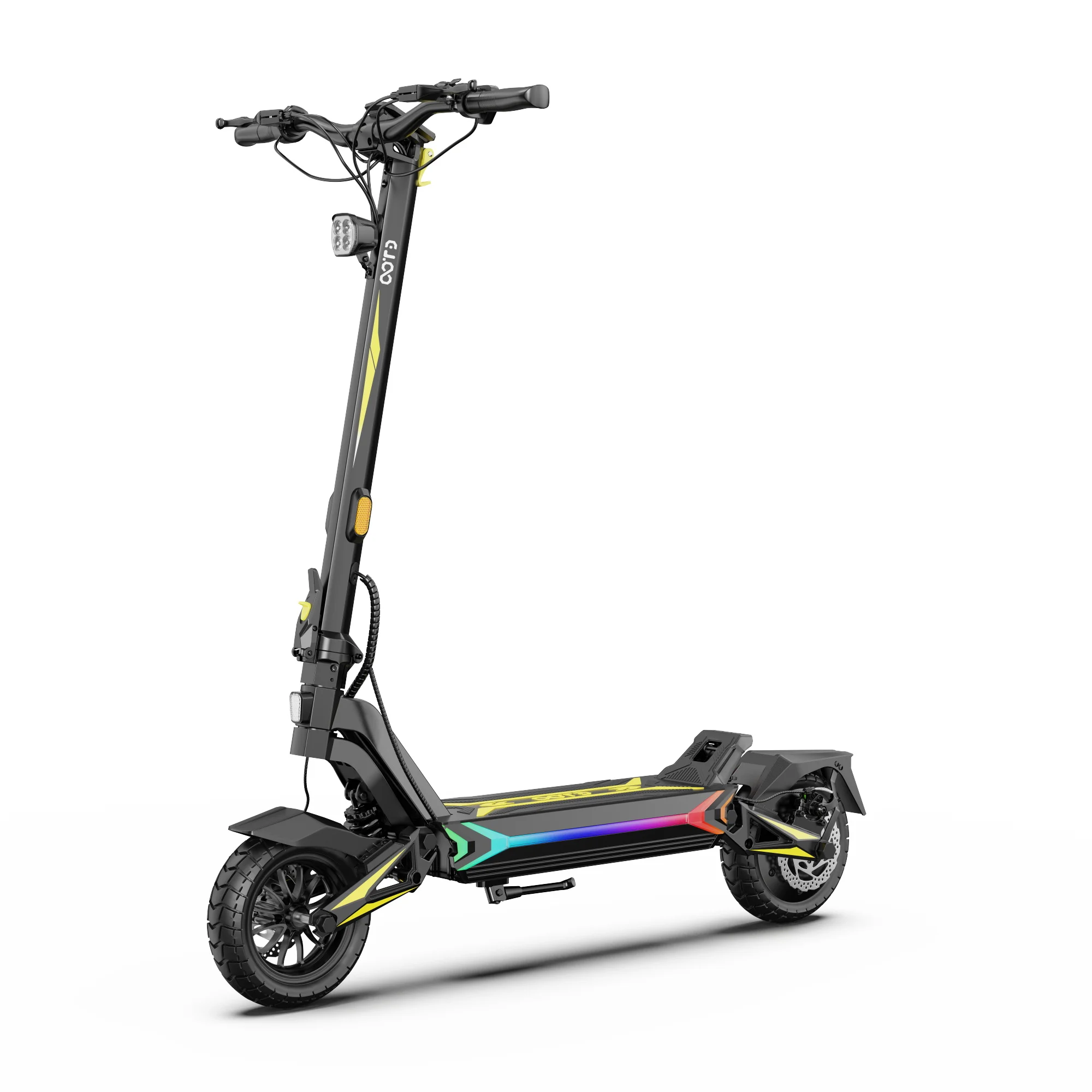 NEUER OOTD SR1 Elektroroller 1400W Motorleistung 48V20AH Großer City-Elektroroller LED-Set für 10-Zoll Tragbarer MTB E-Scooter