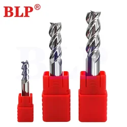 Alüminyum Cnc Maching tarafından freze kesicisi alaşım kaplama Tungsten çelik aracı 3 bıçak Endmills Top freze kesicisi ahşap freze freze kesicisi