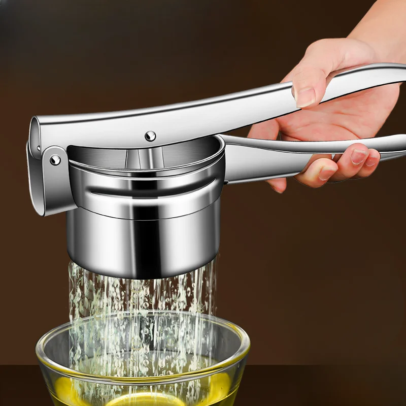 

Manual Juicer Squeezer 304 Stainless Steel Large Lemon Clip Orange Pomegranate Juice Potato Garlic Paste Squeeze Water