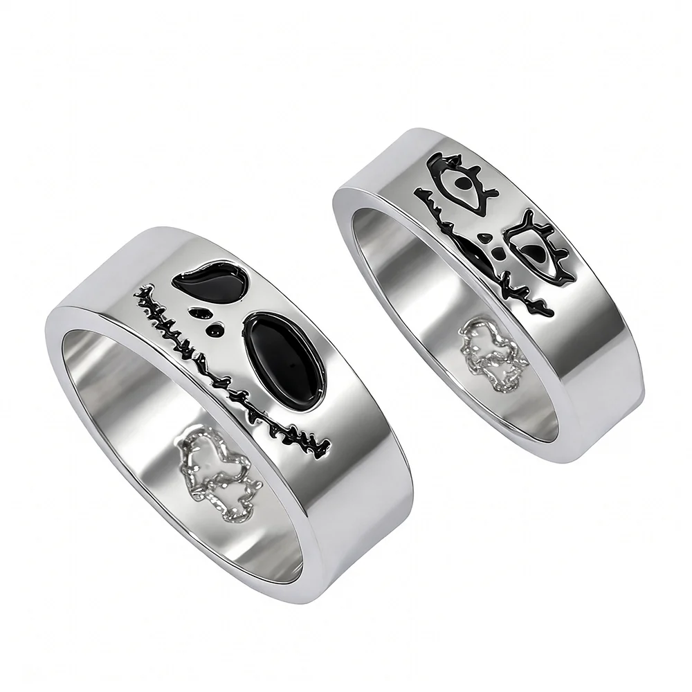 

Простое модное кольцо «Кошмар перед Рождеством», аксессуары для пар, игрушка, подарок на годовщину, подходит для партнеры