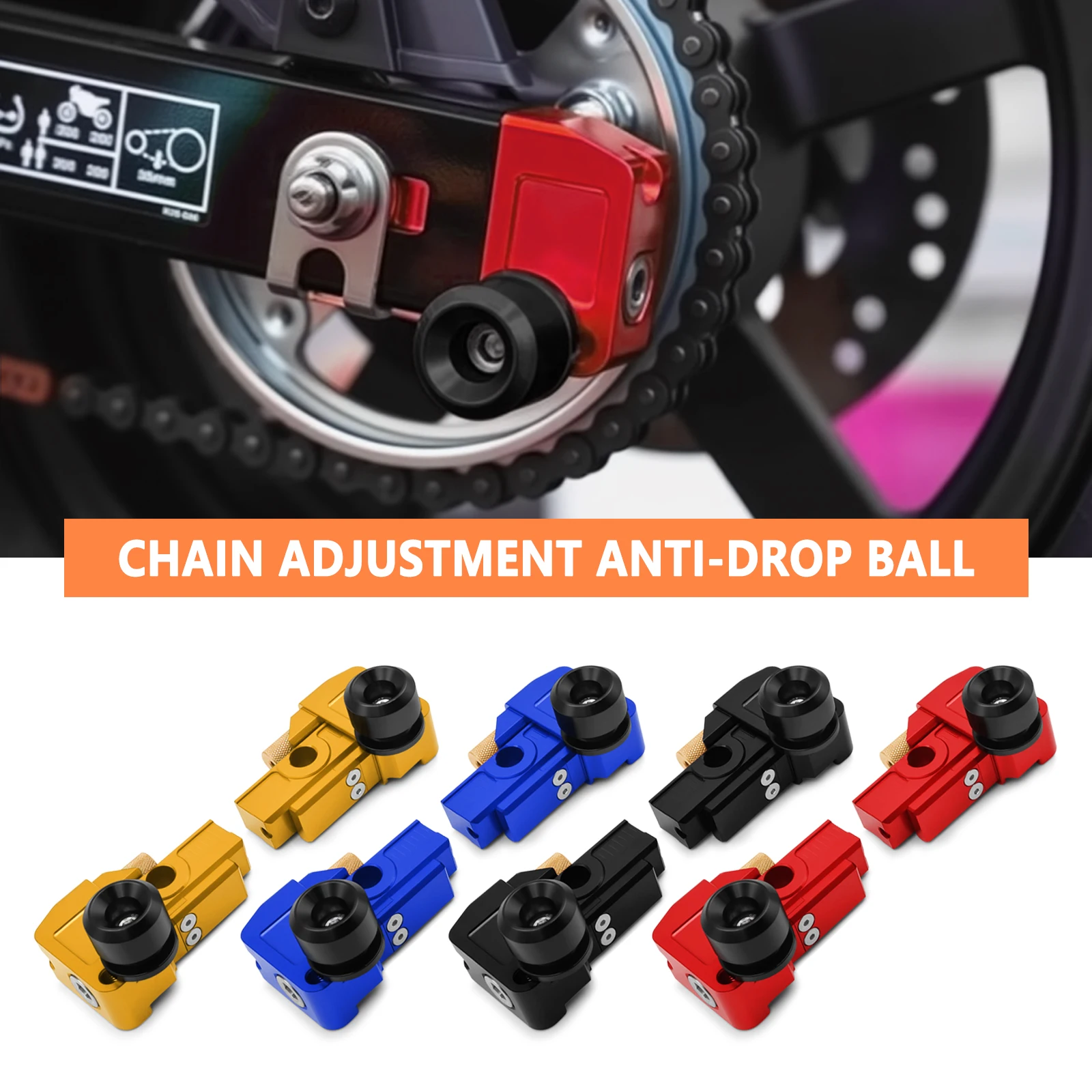 

Модифицированный регулятор цепи для мотоцикла, аксессуары для парковочного шара для HONDA DAX125 MSX125 GROM 125 MSX125SF 2021 2022 2023 2024