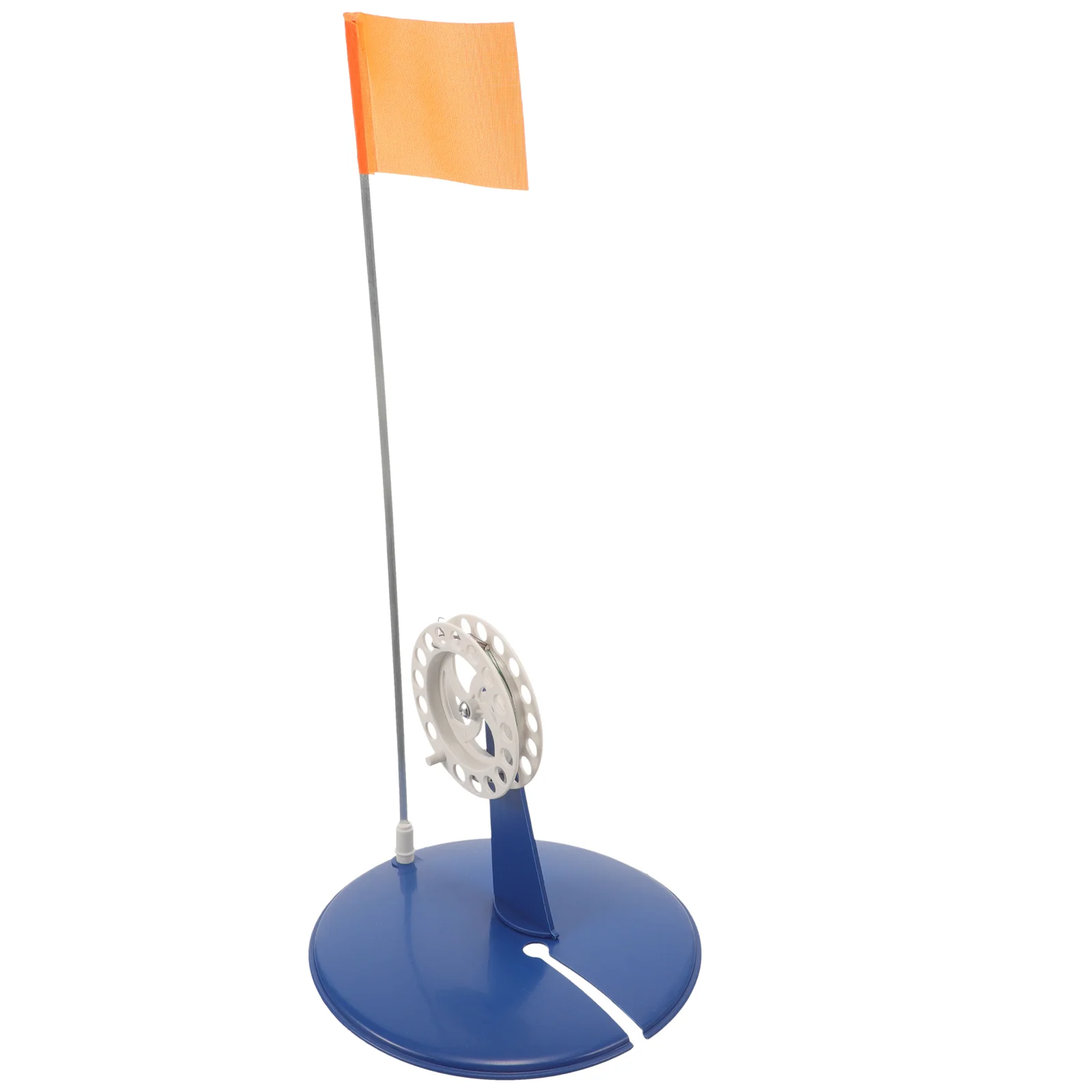 ธงตกปลาน้ําแข็งอัตโนมัติเลื่อนขนาดกะทัดรัดแบบพกพาเครื่องมือตกปลาพลาสติกตกปลาน้ําแข็ง Supply ตะขออุปกรณ์ตกปลา