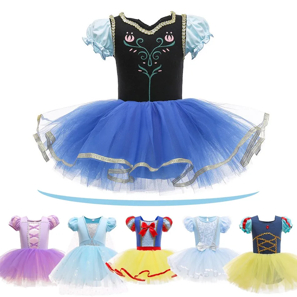 

Snow White Rapunzel Anna Costume Cinderella TuTu Elsa Princess Dress Dance Studio Dance Clothes Ballet TuTu For Gril Performance