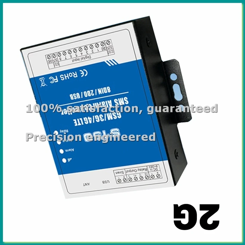 

Промышленная система мониторинга IoT GSM 2G RTU SMS S150 8DIN с 2 реле, встроенным контроллером сигнализации и поддержкой 2G-версии - VVNB