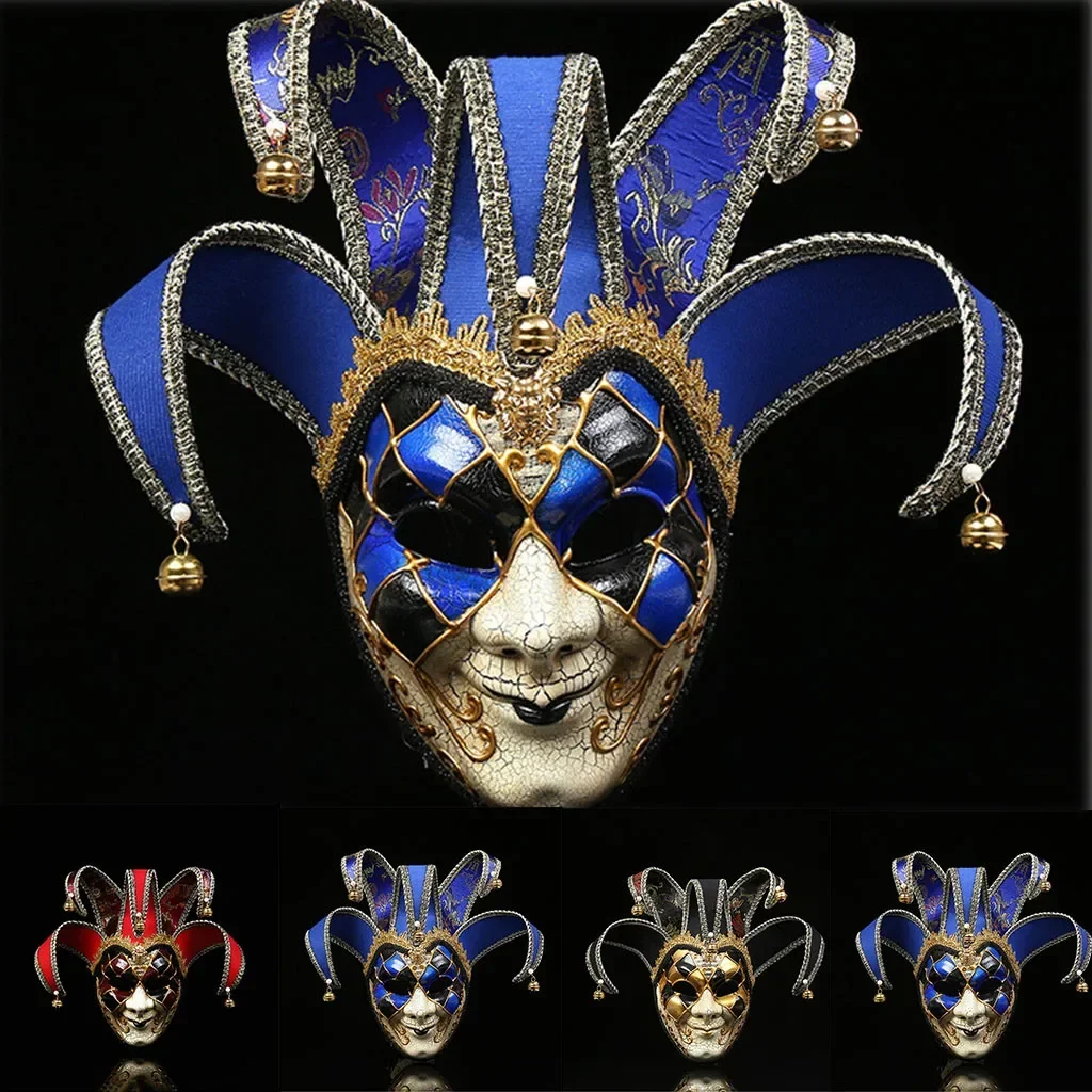 Man Women Anime Venice Mask Costume Party Masquerade Carnival Dionysia Halloween Christmas Classic Italia Mask Full Face