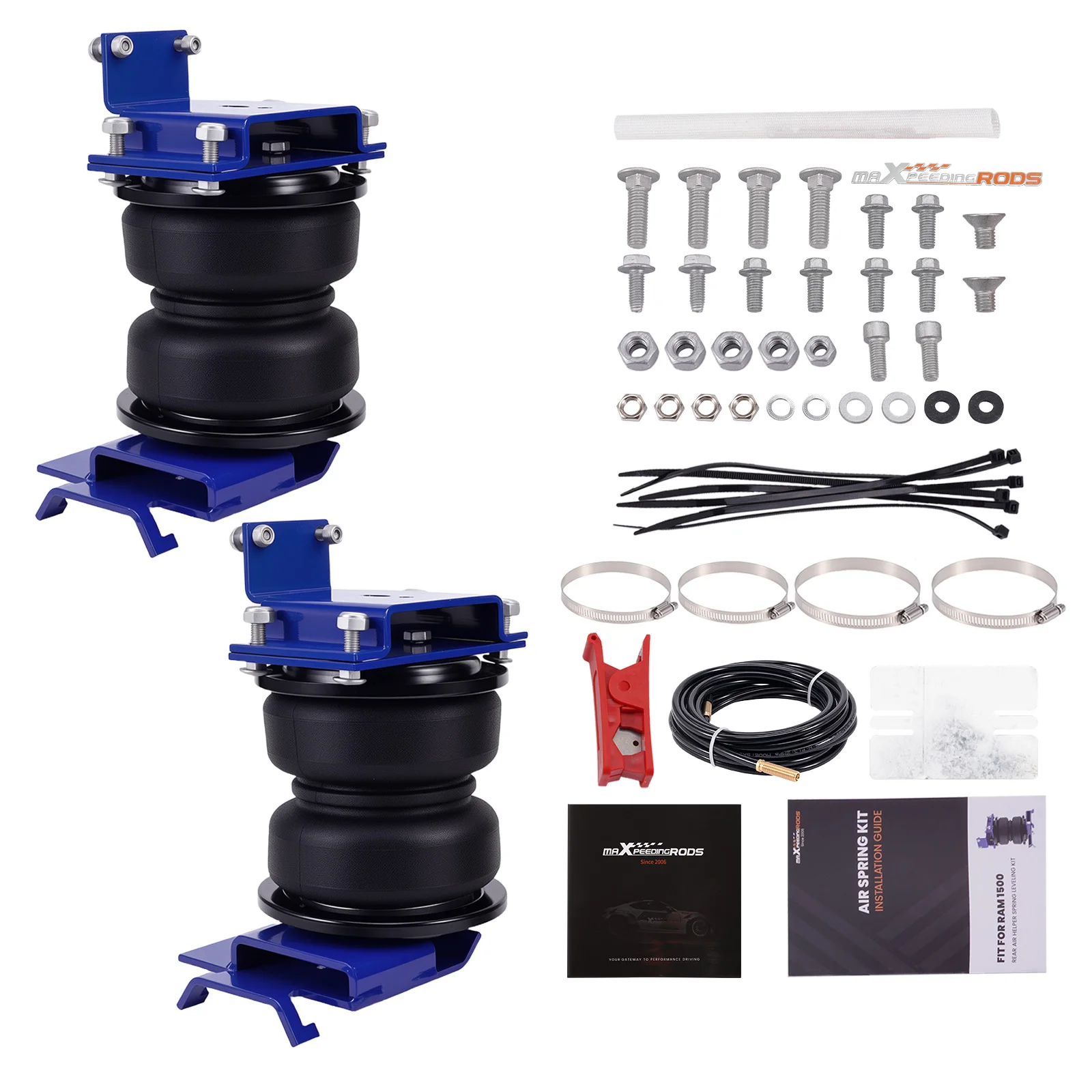 Rear Air Suspension Spring Bag Kit fit for Dodge Ram 1500 CLASSIC PICKUP 2019-2023 22 Air Helper Springs Bag Leveling Kit