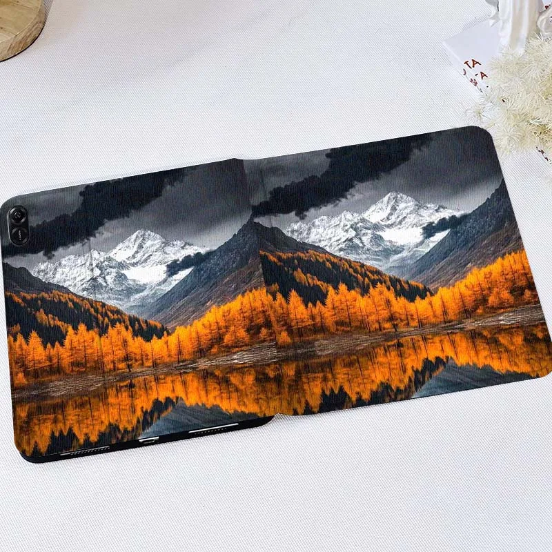 

Mountain Valley Mist View Cover For Huawei MatePad M5 T5 SE 11 Pro Honor Tab 5 V7 V8 X9 GT 10.1 10.8 Inch Tablet Case