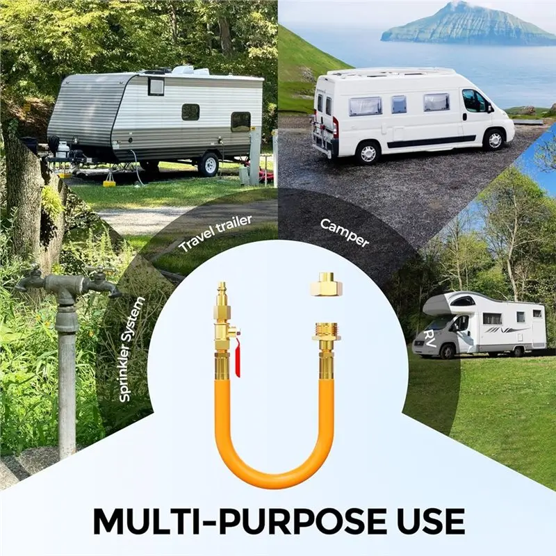 New Arrivals-RV For Campers Boat Travel Trailer Winterizing Kit Sprinkler Blowout Adapter System For Winterization