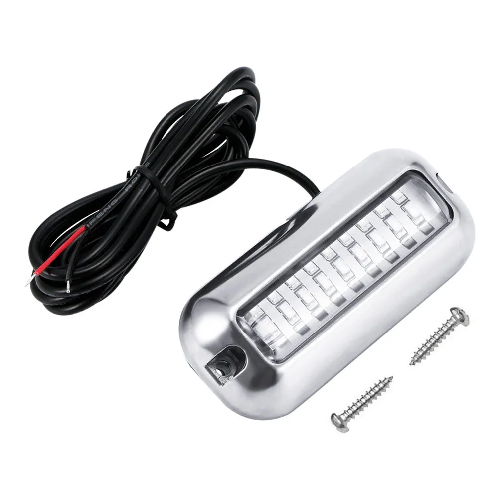 

27LED 12V Boat Transom Light Stainless Steel Marine Transom Lamp Underwater Pontoon Marine Ship Boat Yacht Accessories Light