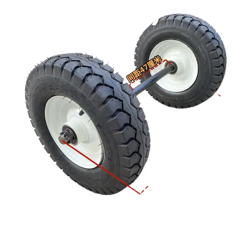 Vacuum tire 400-8 flat wheel carts wheel tiger wheel load 16 inch vacuum tire