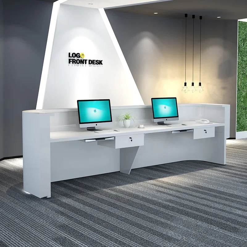 Durable Using Front Counter Sport Center Reception Desk Modern Design Reception Desk For Beauty Salon