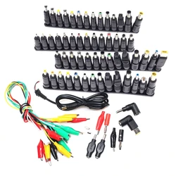 74 pcs Universal Laptop DC Power Supply Adapter Connector Plug AC DC conversion head Jack connettori per caricabatterie adattatore di alimentazione per Laptop