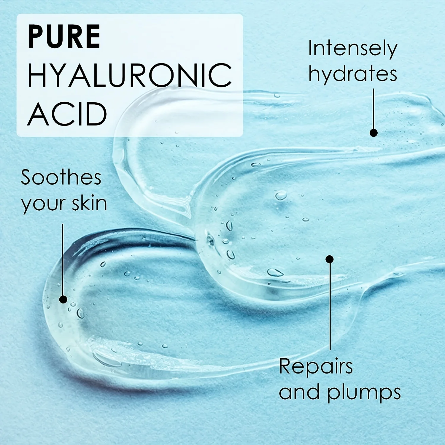 Hyaluronic Acid for Face 100% Pure Strength Formula Anti Aging Serum for Your Skin