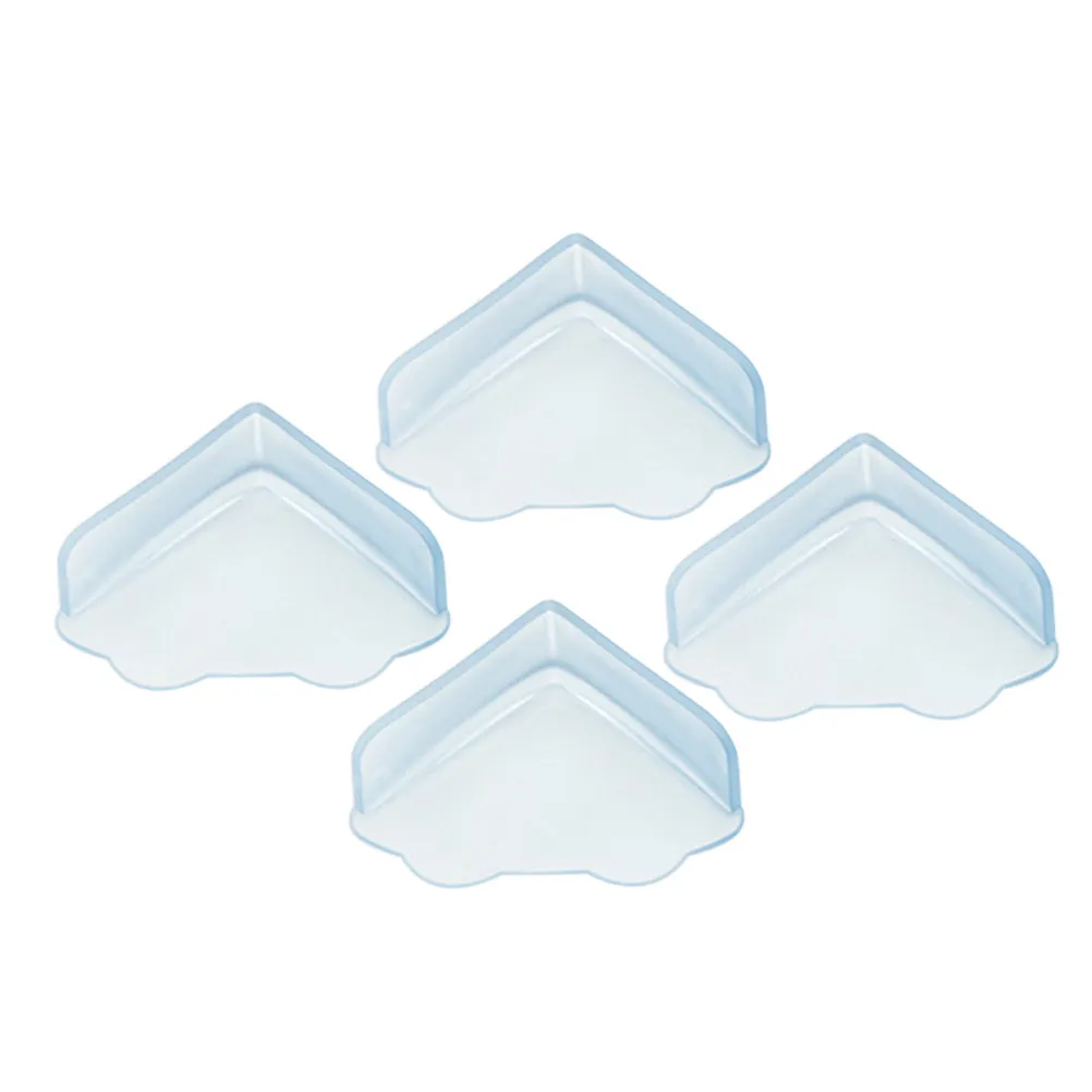 

4Pcs Baby Safety Table Corner Cushion Thickened PVC Protection Guard Adhesive Anti-Collision Pads for Desk Wall Cabinet