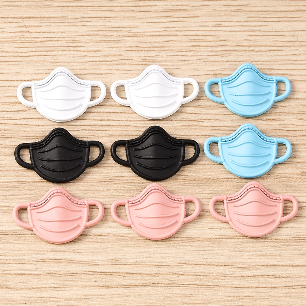 Tusember 10 Stück Anhänger, bunt, niedlich, Emaille, chirurgische Maske, Charms für DIY, Muttertag, Ohrringe, Armband, Schmuckherstellung, Zubehör – Detail 2