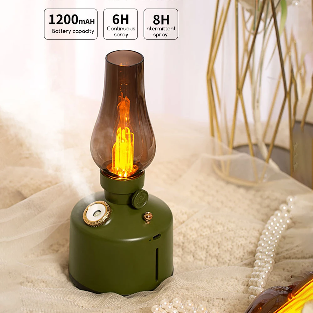 

Bedroom Humidifier With Lamp Wireless Aromatherapys Retro Lamp Quiet Operation Airs Humidifier