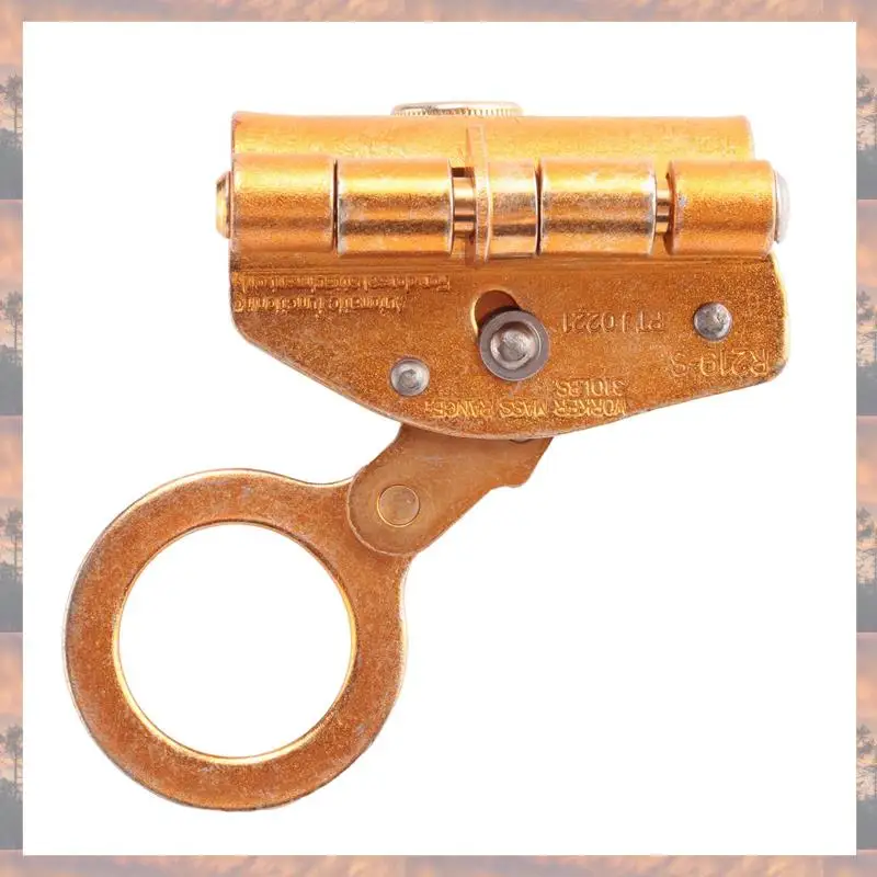 2025 Trend 25KN Outdoor Rock Climbing Tree Arborist 1/2 - 5/8 Inch Rope Grab Ascender Rigger Mountaineering Fall Protection Gear